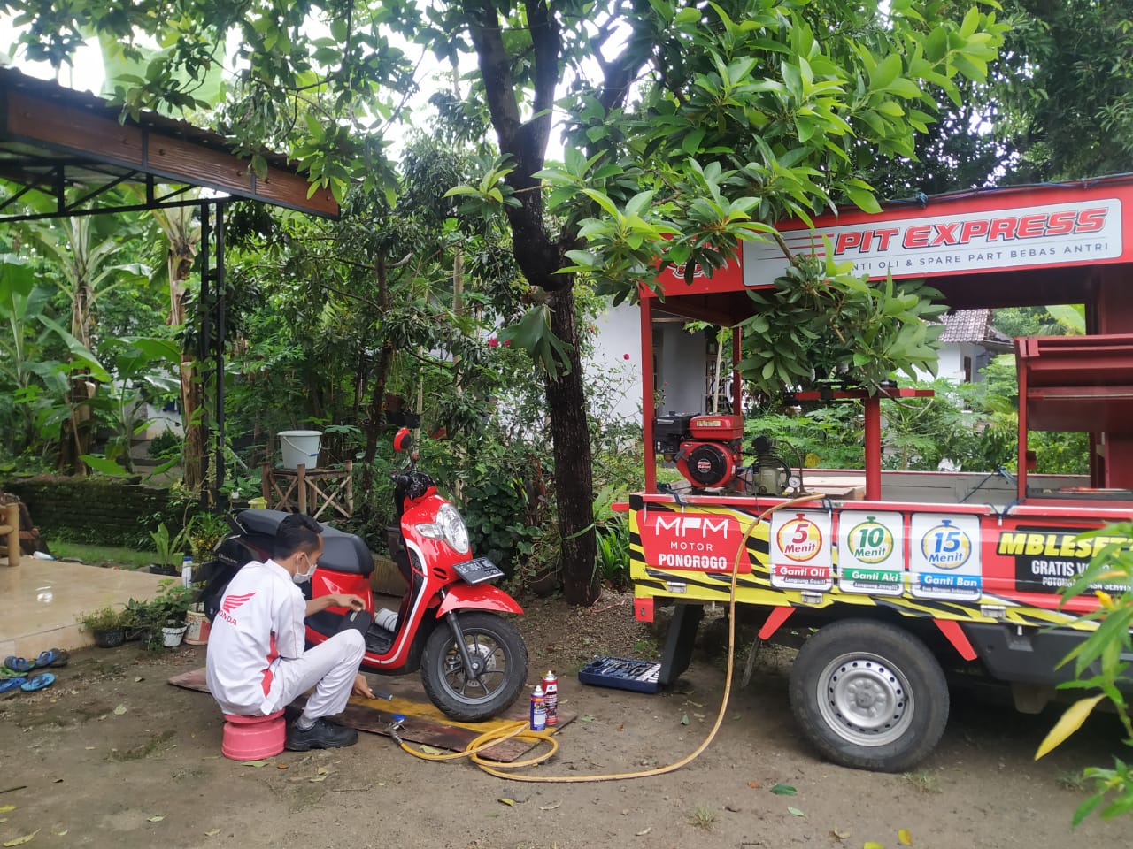 MPM Honda Jatim Beserta Jaringan AHASS Tetap Hadir Berikan Layanan Dengan Protokol Kesehatan yang Ketat.